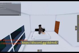 White roblox bitch gets anally pounded