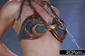 Star whores slave leia pleases her new master