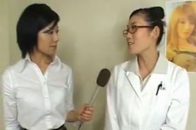 Asian wife is examining female workers part1