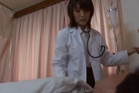 Super sexy Japanese nurses sucking part1