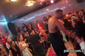 Slutty girls get totally silly and undressed at hardcore party