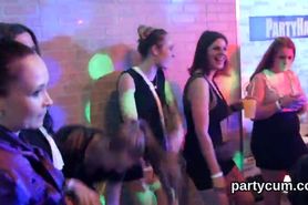 Kinky nymphos get fully crazy and undressed at hardcore party - video 1