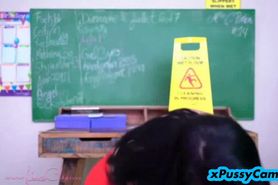 A teacher squirtig hot video XPUSSYCAM - video 16