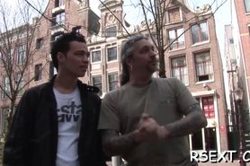 Dude gives tour of amsterdam