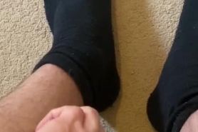 Sexy guy feet socks