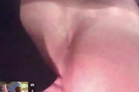 nice ass helps me jerk off on the webcam