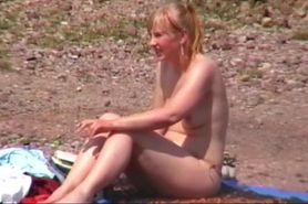 Lespe Mira Topless by the Lake