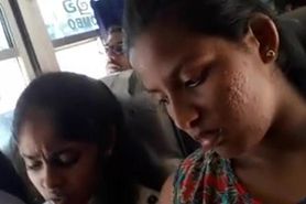 Blind Reaction 2 Indian Teens on Bus