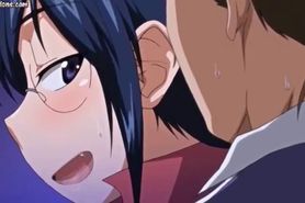 Shy anime chick getting licked and laid