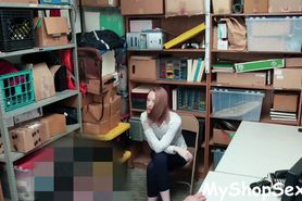 Ginger Teen Gets Arrested and Fucked - MyShopSex