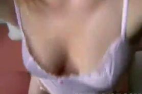 Blonde Teen Does BlowJob and Swallow