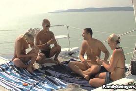 Euro Swingers Screw On A Sailboat And Swap Partners Under The Summer Sun