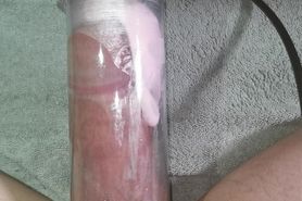 Penis pump + gf toy make me moan and cum / 250 k views release!