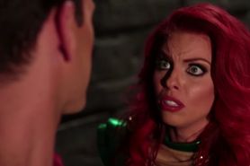 Batman vs Superman in a porn parody with Britney Amber and Ryan Driller