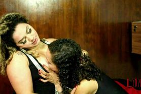 Hot lesbian kisses with Jennifer Avila & Vivian Falcon in Star Fruit Kisses by LonY fetiches