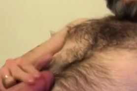 Cum Hits My Beard
