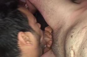 Sucking mate dick alone at home friends