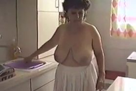 Mature Woman With Big Tits Teasing