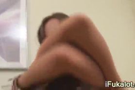 Ivana masturbating in front of camera