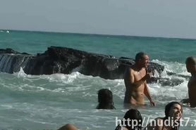 NUDIST VIDEO - Spy nude cams on the beach get a lot of naked chicks - video 1