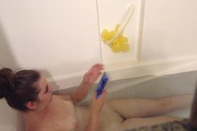 Spy Cam Caught Girlfriend In Bathtub