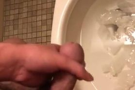 Almost Caught Jerking in a College Bathroom Stall