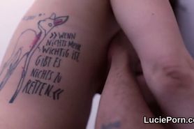 Amateur lezzie teens get their soft twats licked and fucked