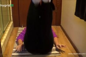 Ashley Dobbs Yoga Beautiful Fat Ass Farting