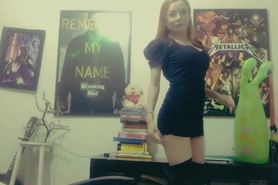 Redhead Spoiled Goddess Young Brat in High Heels