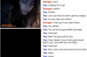 Omegle 7 - Submissive teen is caught