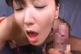 Cute babe Shiho takes part in gangbang part4 - video 2