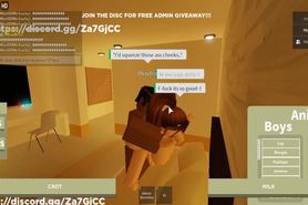 Roblox Girl gets fucked rough by Big Black Blocky Cock )