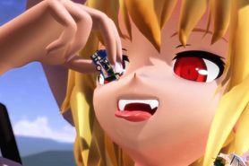 [Giantess MMD] Flandre Vore (by gonzres)