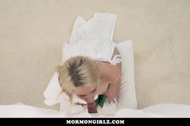 Mormongirlz - Her mother told her about the gloryhole in the temple