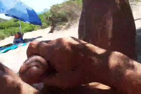 SEGAIOLI a Capocotta - Italian beach wanker