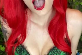 Poison Ivy Spit Play Clip Cosplay Redhead