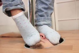 Foot smelling - video 2