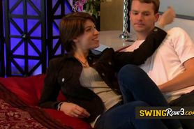 Swinger sexy adventurous chicks show cock sucking skills New episodes of american open swing house