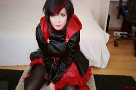 Ruby Rose from RWBY Takes on 3 Dicks