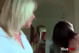 Teens Cleaning Sorority House Butt Naked
