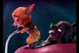 Zootopia Nick Wild and Matrix Anal Animation by SciMunk