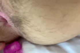 Guy fucks his anal with toy