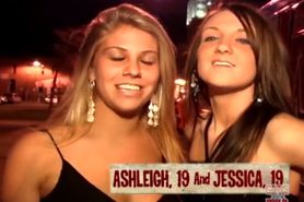 GIRLS GONE WILD - Teen Besties Jessica and Ashleigh Get Comfortable With Each Other