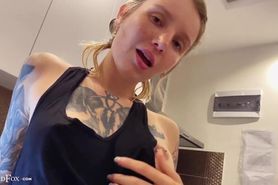 Cute Girl Blowjob Big Dick In The Kitchen And Facial Pov