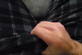Jerking Off Daddy'S Big Dick In His Pajamas Until His Moaning Cum Fantasy