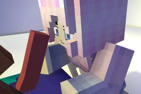 Pink Haired Girl - MInecraft