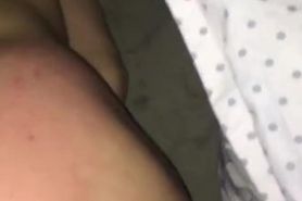 Drunk teen fisting gaping pussy and grinding on big dick