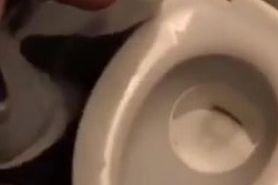 2 Gay Helping Handjob in Toilet