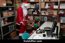 Two Thieving Elves Fucked By Santa_ 2