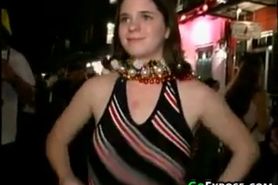 Flashing Tits During Mardi Gras